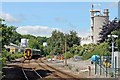 Departing from Chirk railway station