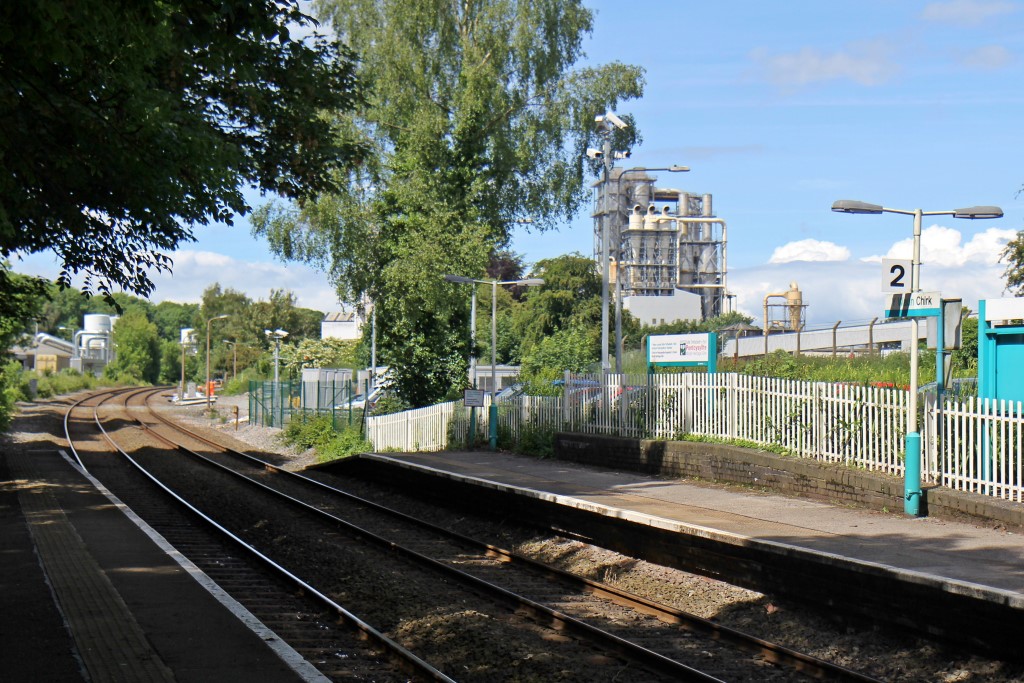 Looking north, Chirk railway station © El Pollock :: Geograph Britain ...