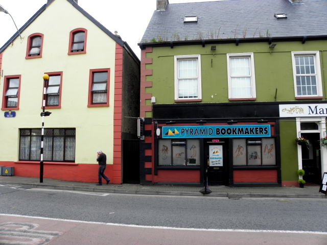 Pyramid Bookmakers, Manorhamilton \u00a9 Kenneth Allen cc-by-sa\/2.0 ...