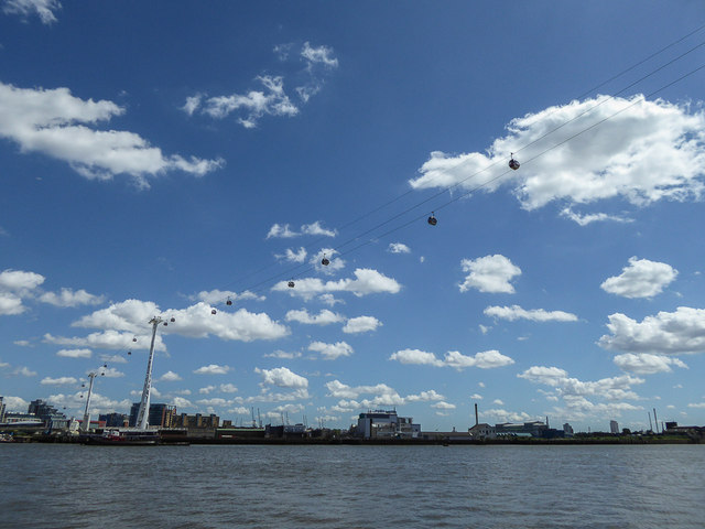 Emirates Cable Car over The Thames