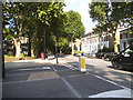 Grosvenor Avenue at the junction of Highbury New Park