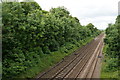 Railway line from The Kingsway, Scunthorpe