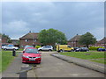 Looking from Naismith Close into Sandford Avenue