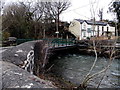 South side of Bridge Street bridge over the Sirhowy in Blackwood