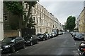 View up Penywern Road from Warwick Road