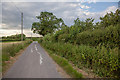 The lane from Oxen Leaze Farm