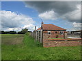 Footpath beside Lysander Cottage, Elvington