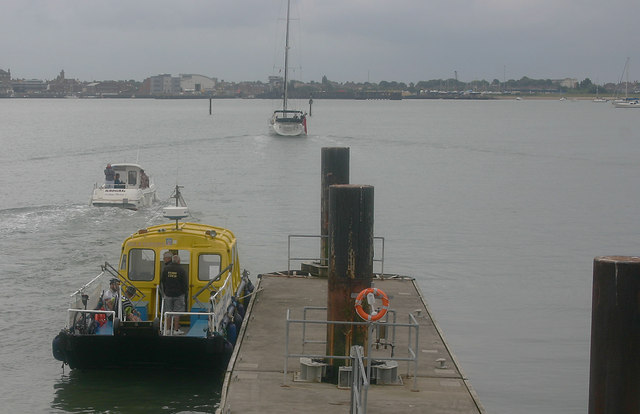 Harwich Harbour Ferry at Shotley Marina landing