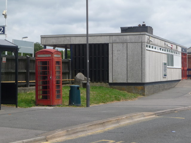 Wool: telephone box outside the station