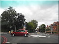 Mini-roundabout on Cheam Road