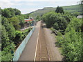 Ton Pentre railway station, Rhondda Cynon Taf, 2014