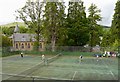 NH4858 : Tennis court, Strathpeffer by Craig Wallace