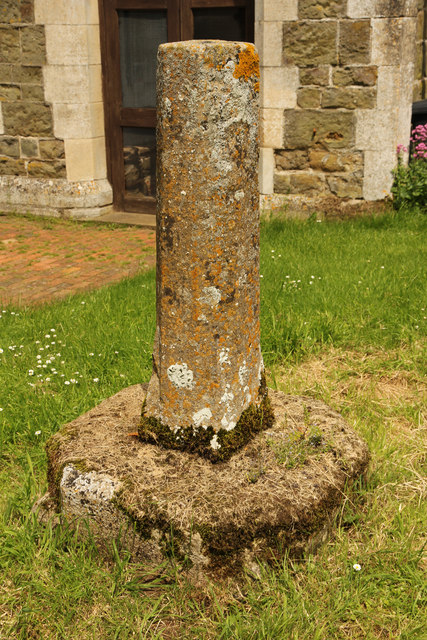 Churchyard cross base