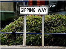 TM0558 : Gipping Way sign by Geographer