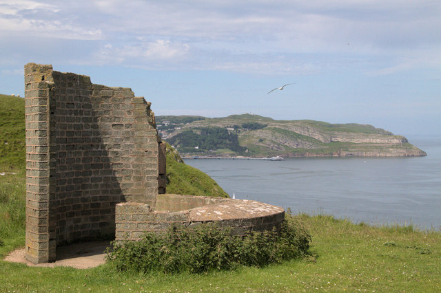 Building remains on the Little Orme