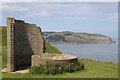 SH8182 : Building remains on the Little Orme by Arthur C Harris