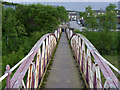 Footbridge above Newtown station