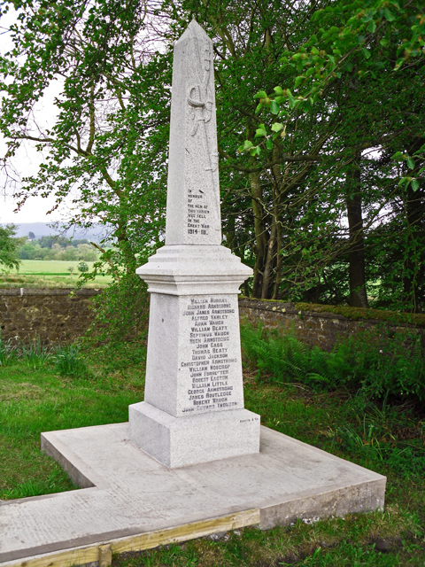 War Memorial, The Knowe, Bewcastle