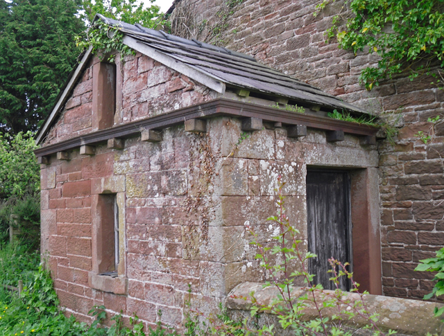 Porch to the former chapel at Ullermire