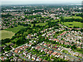 Styal Road from the air