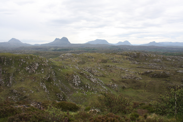 View from Cnoc Glac na h-Imrich