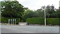 Gate at the junction of Colton Road and Bellamour Way