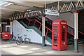 Red telephone box, Rhyl railway station