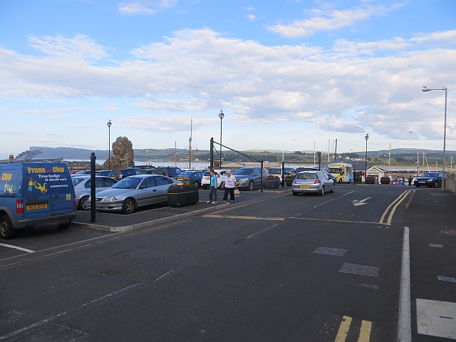 Car Park, Ballycastle Harbour © Richard Webb Cc-by-sa 2.0 :: Geograph 