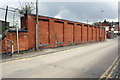 SK5804 : Brick wall on north side of Soar Lane by Roger Templeman
