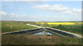 Man made pond near Holme Carr