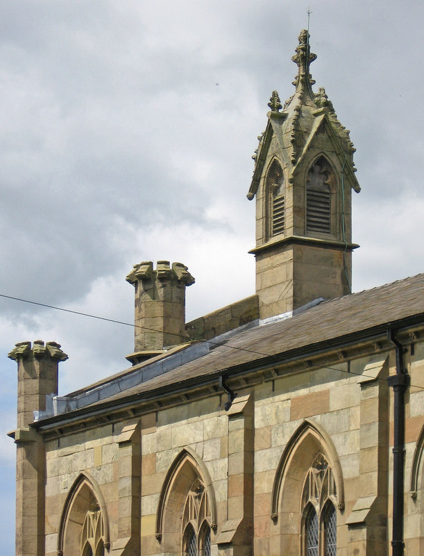 Burscough - St John's Church - turret © Dave Bevis cc-by-sa/2.0 ...