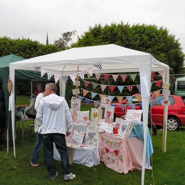 Craft stall at Gee Cross Fete 2014 © Gerald England :: Geograph Britain ...