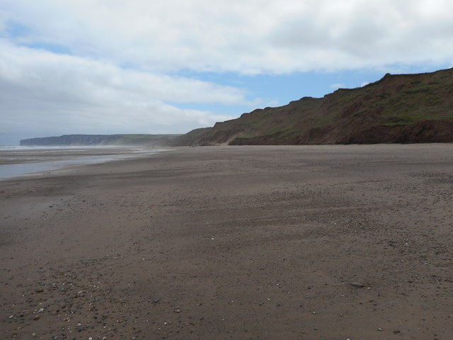 Coastal erosion at Reighton Sands