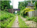 The Old Railway Path at Ash Green looking west