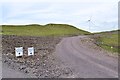 NM9820 : Wind farm access road by Patrick Mackie