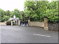 Gatehouse and railings