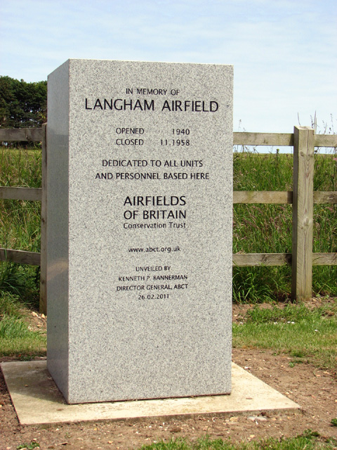 Memorial at RAF Langham