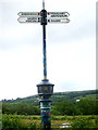 Cycleway sign post