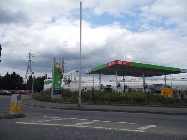 New Asda petrol station on Beddington Lane