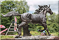 Horse Statue at Devil