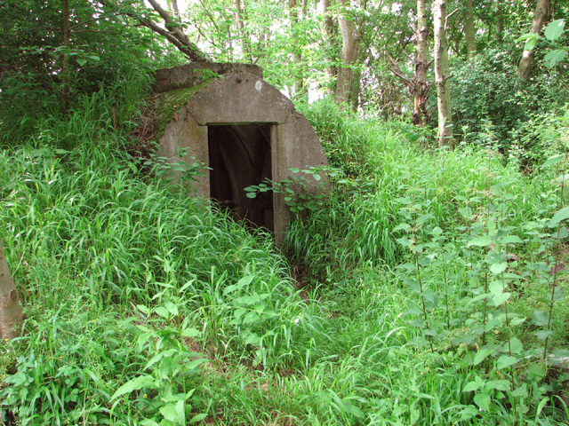 Entrance to an air raid shelter
