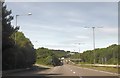 SW7244 : A30 road junction near Scorrier by John Firth