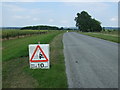 SK8234 : Minor road towards Woolsthorpe By Belvoir by JThomas