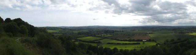 Panorama from Ham Hill Country Park
