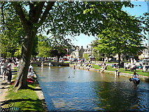 SP1620 : Riverside view in Bourton on the Water by Eva Dean