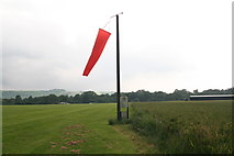 TQ0714 : Windsock at Parham Airfield by Chris