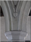 TL9925 : St. Martin's Church, West Stockwell Street, CO1 - nave pillar by Mike Quinn