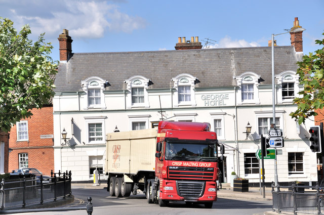 Heavy Commercial vehicles through Swaffham, Norfolk