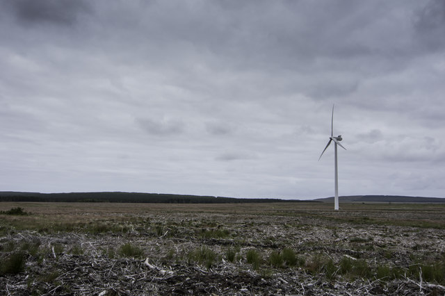 Turbine at Camster Wind Farm