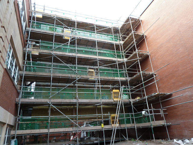 Worcestershire Royal Hospital - building site